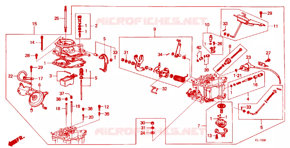 CARBURETOR Honda  ACCORD 1983 BASIC 5 speed manual 