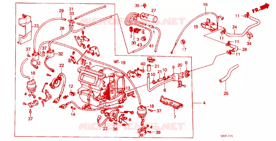HEATER UNIT Honda  ACCORD 1983 EX 5 speed manual 