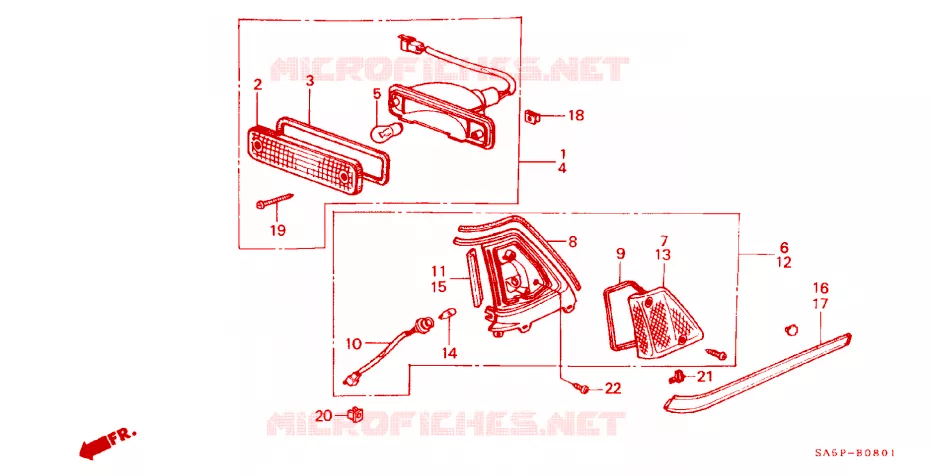 FRONT COMBINATION LIGHT Honda  ACCORD 1982 GL 3 speed automatic 